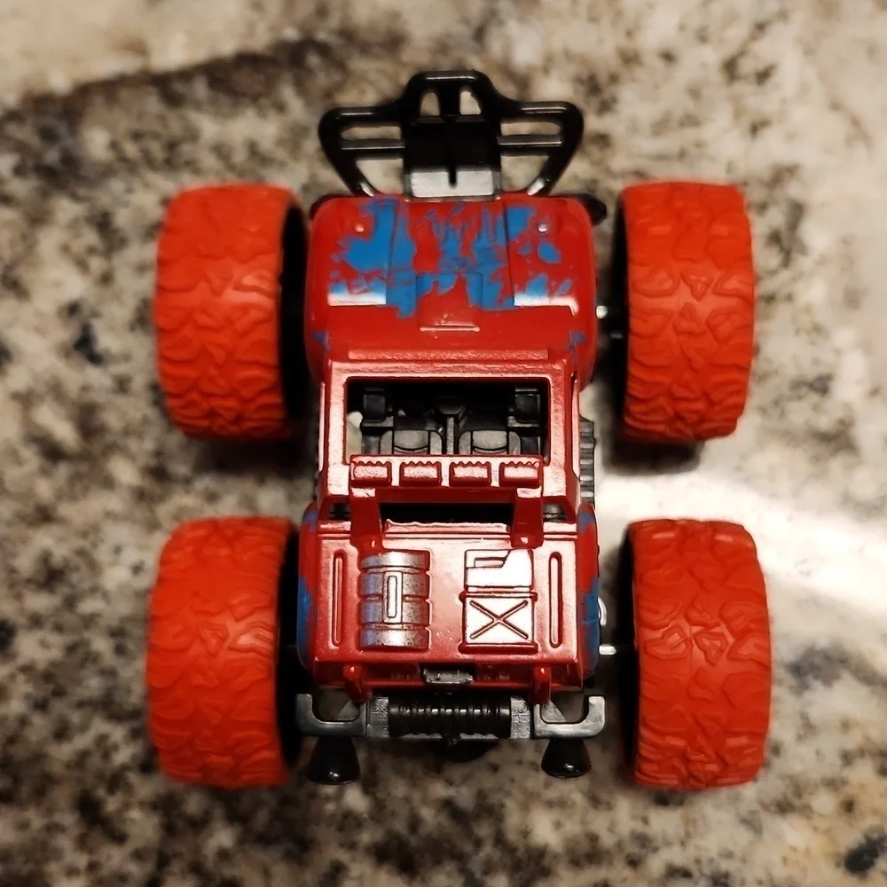 Rev-up monster jeep red